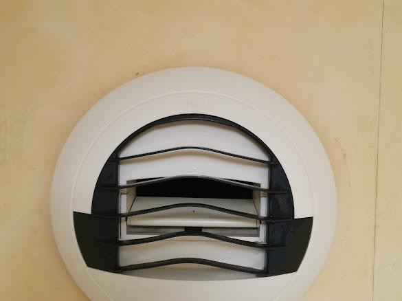 Grille d’aération après nettoyage